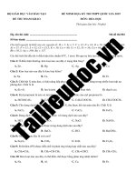 Đề thi minh hoạ THPT quốc gia năm 2019   môn hóa   file word có lời giải chi tiết   (MIỄN PHÍ) 