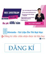 NGỮ PHÁP TIẾNG ANH  CHO HỌC SINH MẤT GỐC