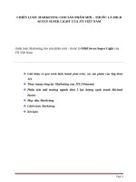 chiến lược marketing cho sản phẩm mới – thuốc lá mild seven super light của JTI việt nam 