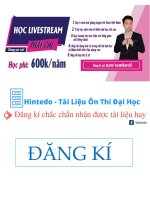 ĐỀ THI THỬ THPT QUỐC GIA Môn: Vật Lý