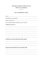 Bản kiểm điểm cá nhân 2019