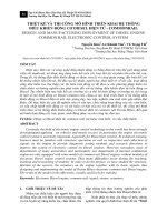 THIẾT KẾ MÔ HÌNH TRIỂN KHAI HỆ THỐNG ĐIỀU KHIỂN ĐỘNG CƠ DIESEL ĐIỆN TỬ