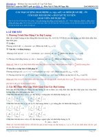 CHU kì, tần số CON lắc lò XO và CON lắc đơn (2) 