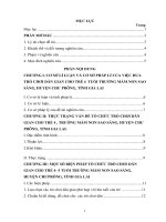 Sáng kiến kinh nghiệm “ Một số biện pháp tổ chức trò chơi dân cho trẻ 4 tuổi ở trường Mầm Non Sao Sáng