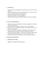 boostrap.Bootstrap là một bộ sưu tập miễn phí các công cụ để tạo ra các trang web và các ứng dụng web