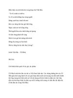 Biểu hiện của tính dân tộc trong đoạn thơ việt bắc 