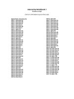 Interactive level 1 workbook audio transcript