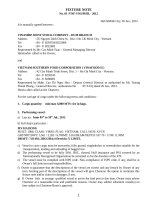 HỢP ĐỒNG TÀU CHUYẾN TRONG VẬN TẢI GIAO NHẬN