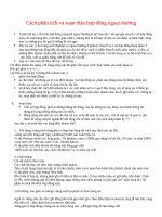 cách phân tích  soạn thảo hợp đồng ngoại thương