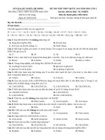 de thi thu thptqg nam 2019 mon hoa hoc thpt nguyen khuyen hcm