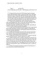 DI TRUYỀN HỌC (TÓM TẮT)