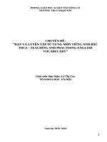 CHUYEN DE TU VUNG cúc 