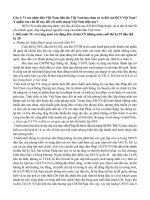 Đề cương thảo luận trung cấp chính trị môn lịch sử đảng 2018