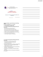 CHƯƠNG 3: NGHIỆP VỤ GIAO NHẬN HÀNG HÓA XNK