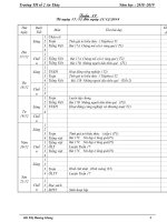 Giáo án lớp 1 năm 2018 2019 cô GIANG tuần 17 