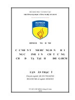 Các nhân tố ảnh hưởng đến sự hài lòng của sinh viên về chất lượng dịch vụ đào tạo tại khoa y ĐHQG HCM 