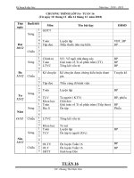 Giáo án lớp 1 năm 2018 2019 cô DIỆU vân tuần 16 