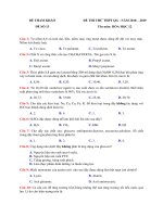 Đề thi thử THPT QG 2019   hóa học   gv lưu văn dầu   đề 13 có lời giải chi tiết