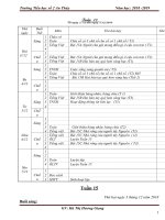 Giáo án lớp 1 năm 2018 2019 cô GIANG tuần 15 