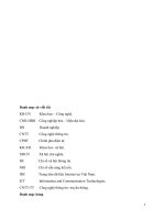 Đề tài ảnh hưởng của sự tiến bộ KH CN tới tăng trưởng nền kinh tế việt nam