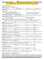 TỔNG ôn tập lý THUYẾT hóa vô cơ đề + đáp án  09    1   2018  OK 