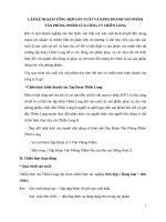 Lập kế hoạch tổng hợp sản xuất và kinh doanh sản phẩm văn phòng phẩm của công ty thiên long 