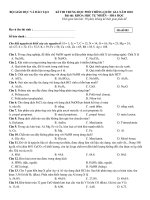 ĐỀ tự ôn LUYỆN số 7 + đáp án CHI TIẾT 