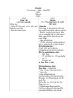 Giáo án lớp ghép 12 tuần 1 20182019