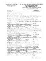 ĐỀ tự LUYỆN số 3 + đáp án CHI TIẾT 