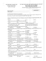 ĐỀ tự ôn LUYỆN số 2+ đáp án CHI TIẾTl 