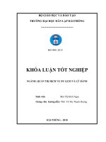 Thực trạng và giải pháp nâng cao chất lượng dịch vụ của một số công ty du lịch hoạt động tại khu vực vịnh hạ long   