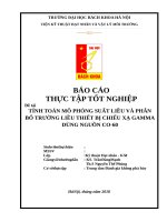 Bìa báo cáo thực tập tốt nghiệp