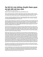 Sự bổ ích của những chuyến tham quan du lịch đối với học sinh