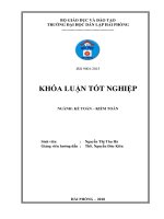 Hoàn thiện công tác kế toán doanh thu, chi phí và xác định kết quả kinh doanh tại công ty cổ phần OSR việt nam   