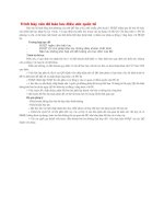 Trình bày vấn đề bảo lưu điều ước quốc tế