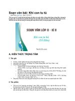 Soạn văn bài khi con tu hú
