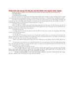 Phân tích nội dung chế độ plý mà QG dành cho người nước ngoài