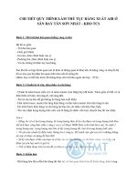 xuất hàng air tại TCS