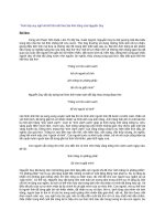 Trình bày suy nghĩ về khổ thơ kết thúc bài Ánh Trăng của Nguyễn Duy