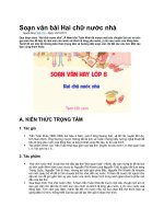 Soạn văn bài hai chữ nước nhà