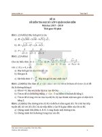 10 đề THI học kì 1 TOÁN 9