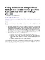 Chứng minh bài hịch tướng sĩ vừa có lập luận chặt chẽ sắc bén vừa giàu hình tượng cảm xúc do đó có sức thuyết phục cao