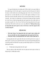Đánh giá thực trạng áp dụng pháp luật nước ngoài của tòa án Việt Nam và tìm hiểu nguyên nhân của thực trạng đó
