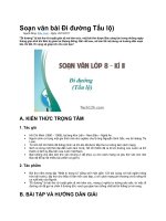 Soạn văn bài đi đường tẩu lộ