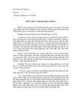 ĐỀ KIỂM TRA HỌC KÌ I MÔN NGỮ VĂN