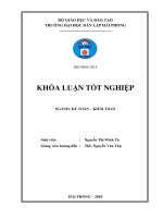 Hoàn thiện công tác kế toán thanh toán với người mua, người bán tại công ty cổ phần OSR việt nam 