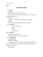 Giáo án Sinh học 9 bài 25: Thường biến