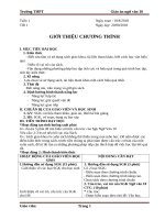 Tài liệu HOT Trọn bộ Giáo án Ngữ Văn 10 HKI Mẫu MỚI (Dùng luôn không cần chỉnh)