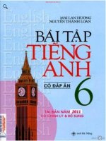 Bài tập tiếng anh 6 mai lan hương