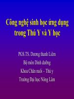 Công nghệ sinh học ứng dụng trong thú y và y học